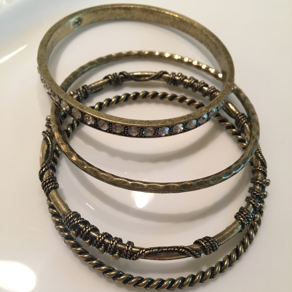 Premiere Design STACKSATIONAL set of 4 bangles
